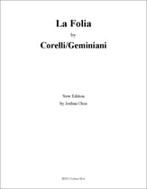 La Folia Orchestra sheet music cover